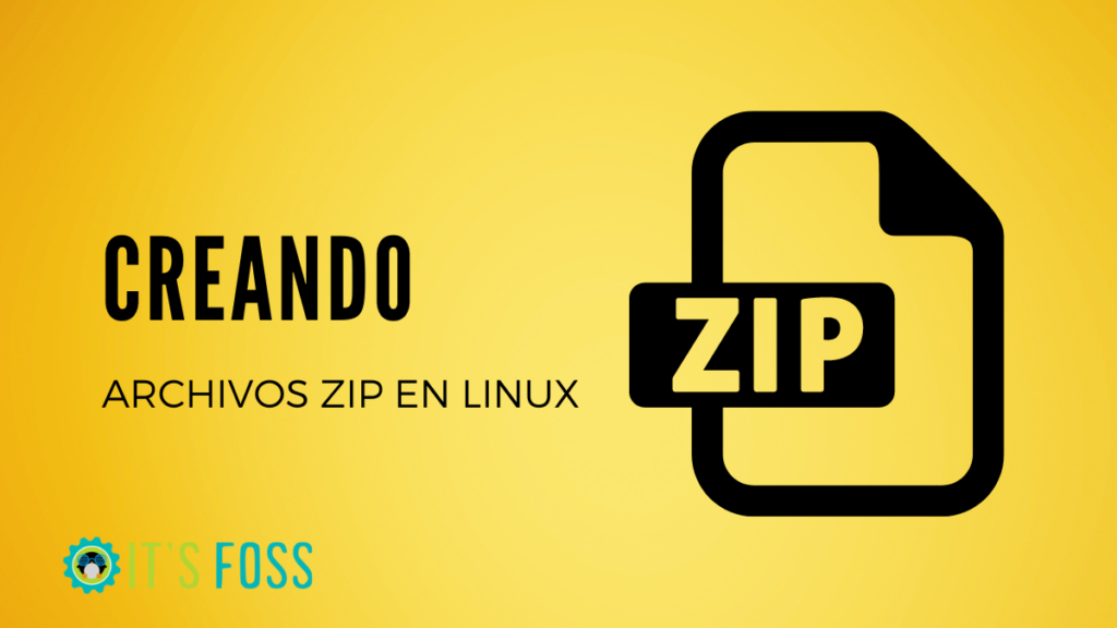 Crear zip desde la terminal de Linux