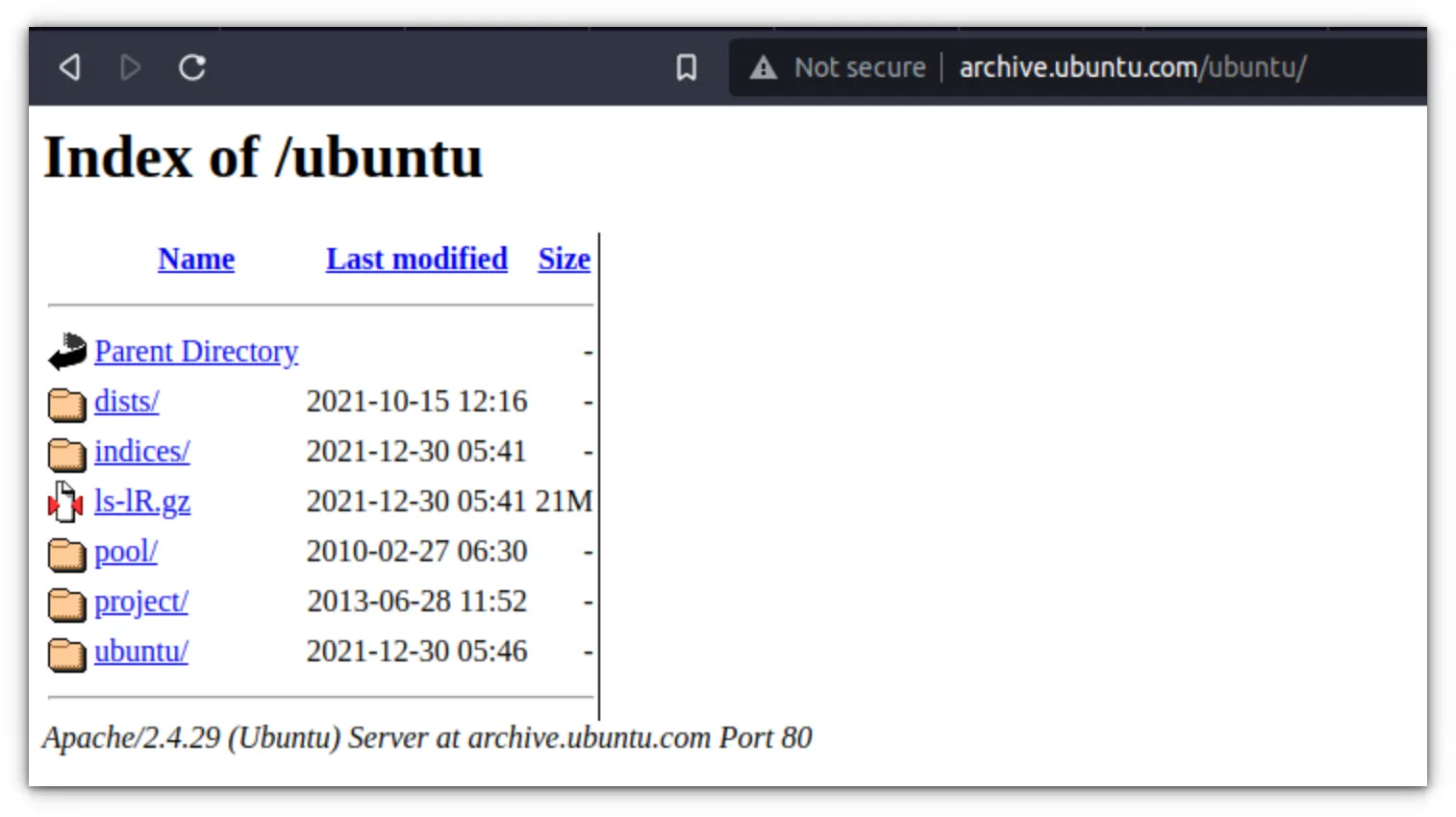 Index of Ubuntu repository