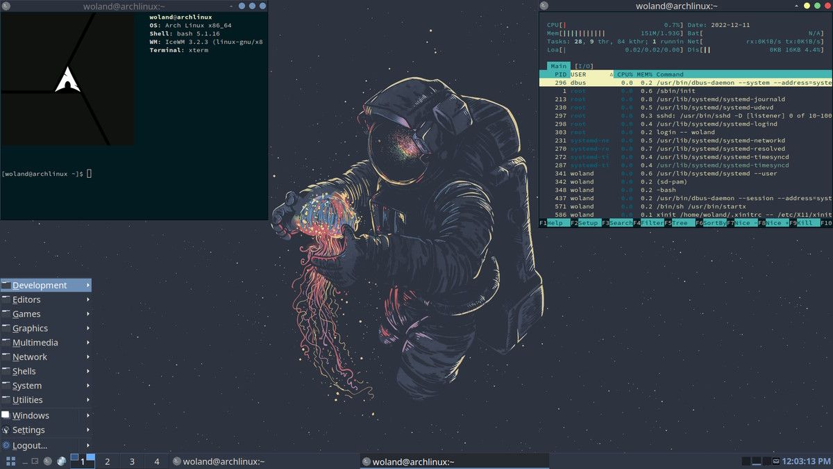 icewm desktop screenshot