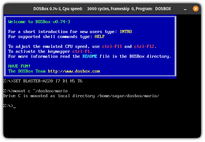 Install DOSBox in Ubuntu to Play Retro Games