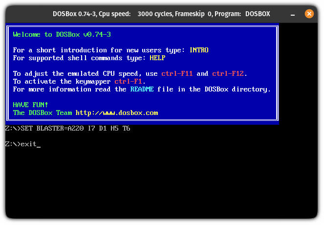 Install DOSBox in Ubuntu to Play Retro Games