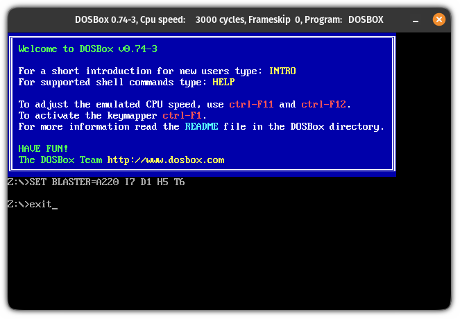 Download and Play MS-DOS games via DOSBox games emulator 