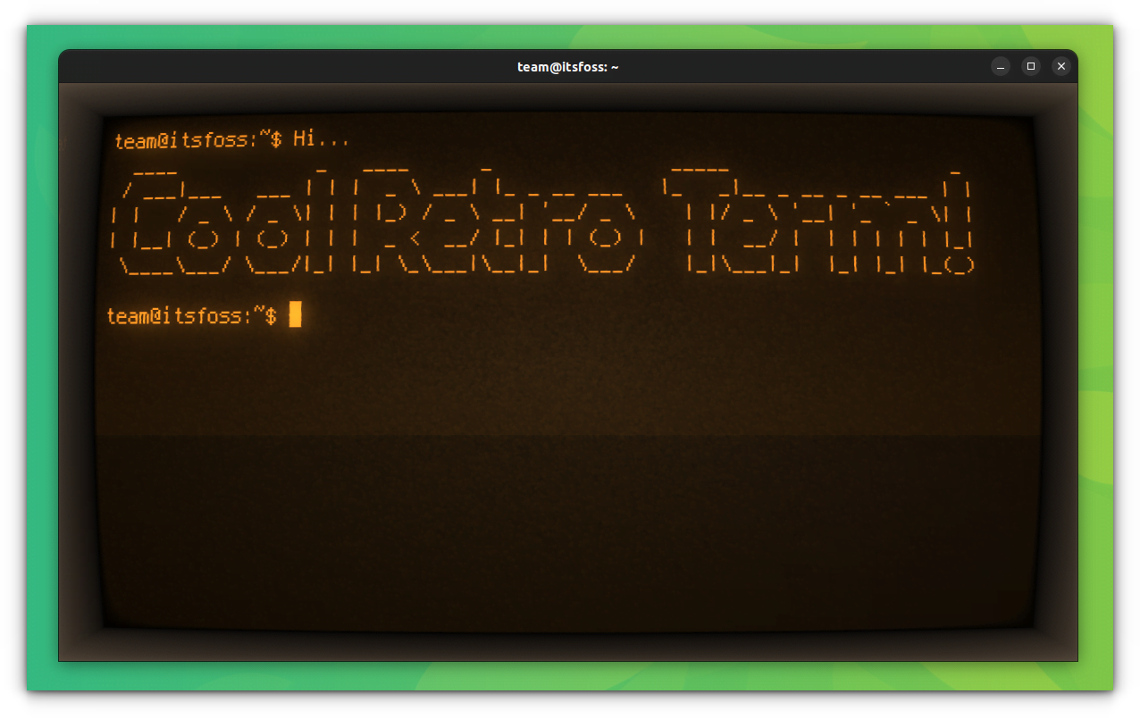 Cool Retro Term, a Cathode (CRT) Terminal for Linux : r/linux