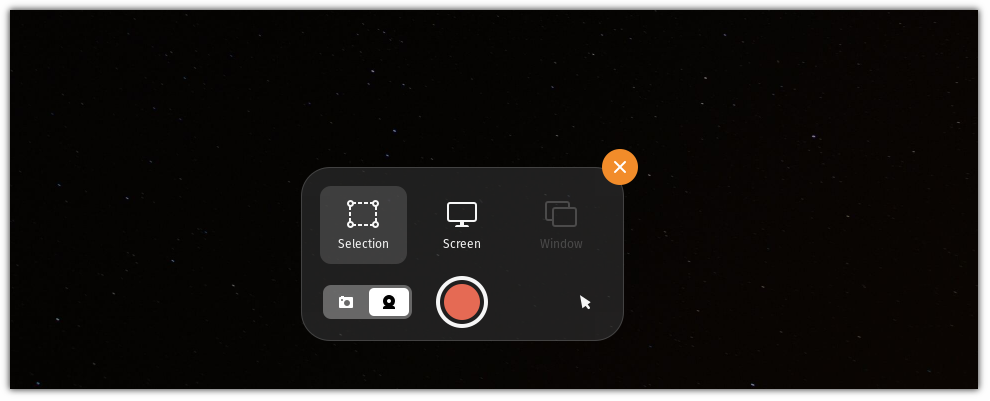 GNOME screen recorder