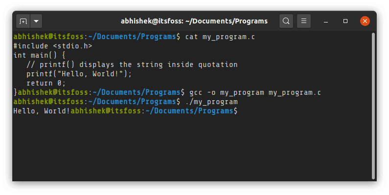 how-to-run-c-program-in-ubuntu-linux-terminal-gui-ways