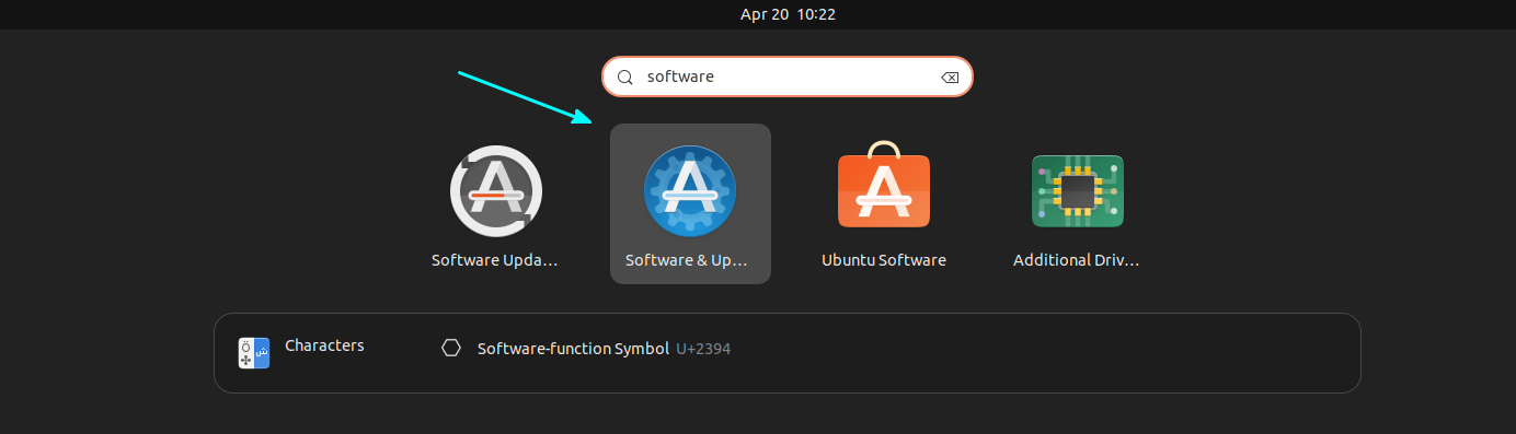 ubuntu 22.10 software and updates