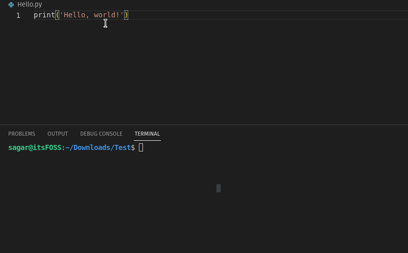 Clear the VS Code terminal using shortcut