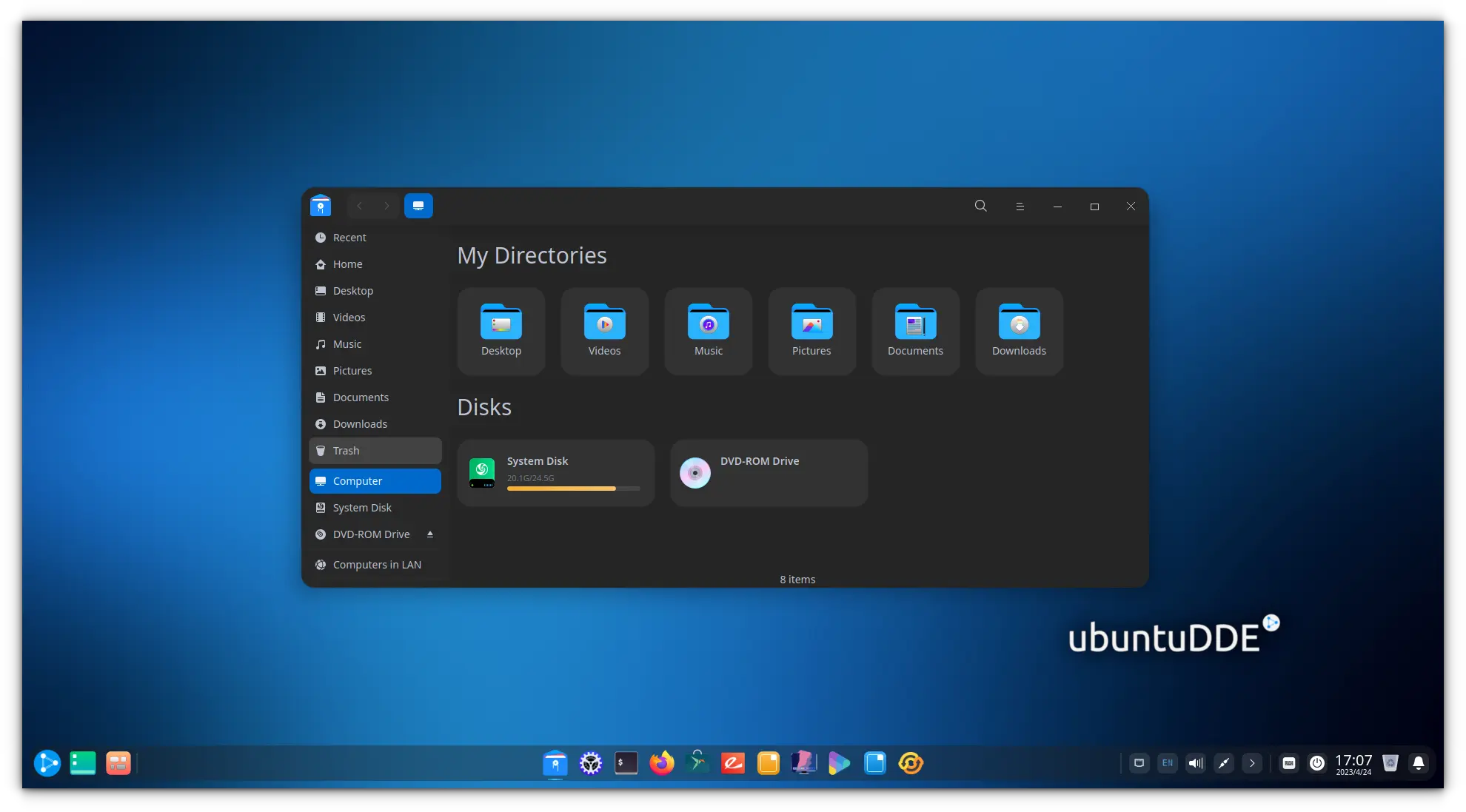 Ubuntu with Deepin Desktop Environment