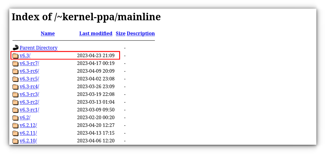 download linux kernel 6.3