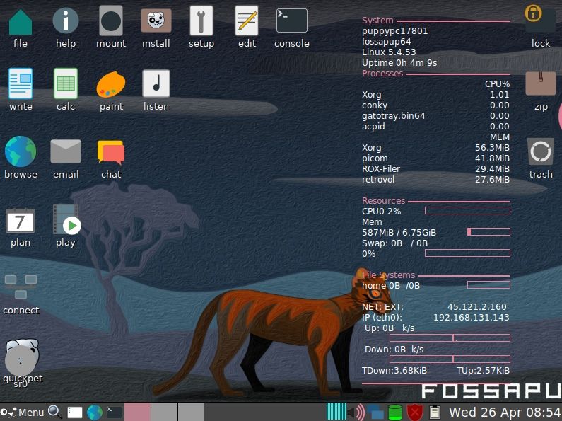 puppy linux screenshot