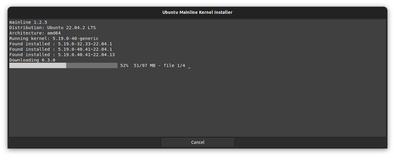 ubuntu mainline kernel downloading