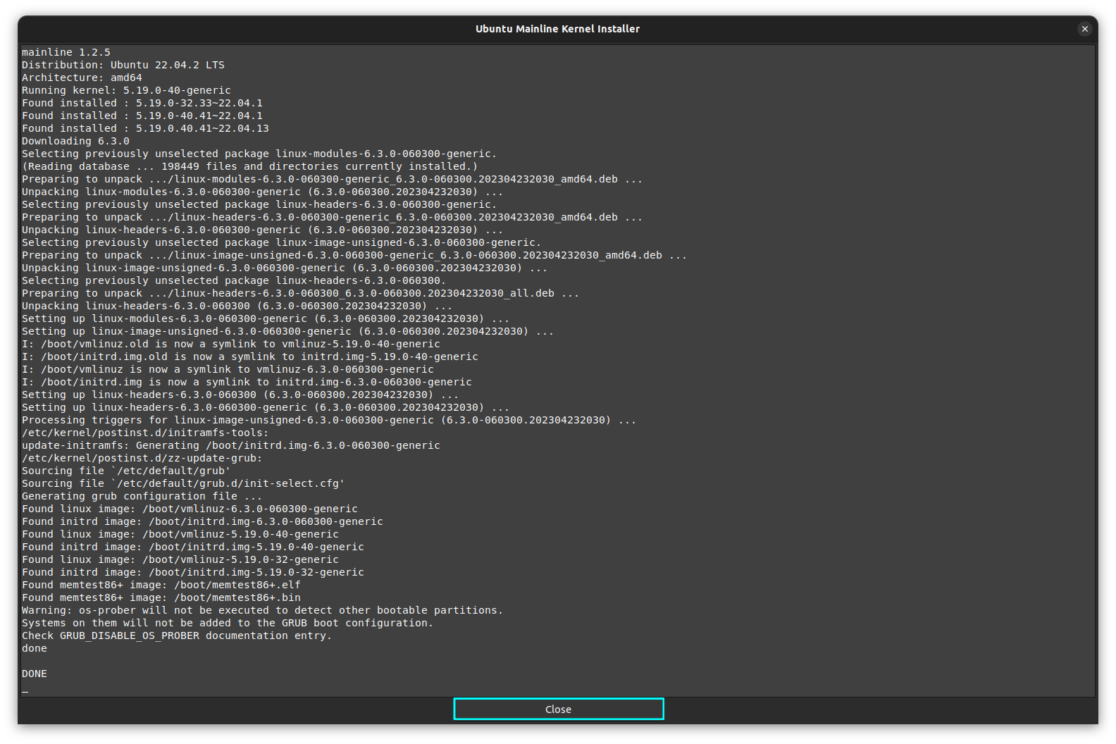 ubuntu mainline kernel installing