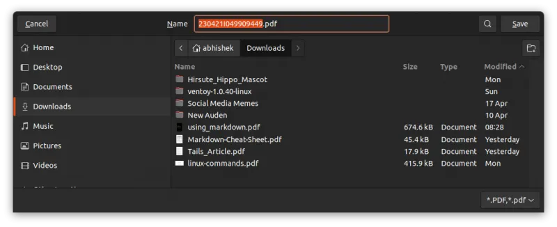 Brave browser asks where to save downloaded files each time