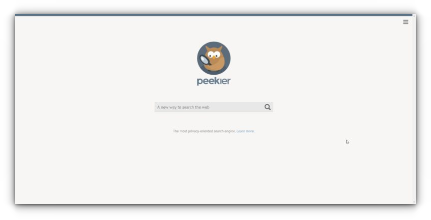 Peekier search engine