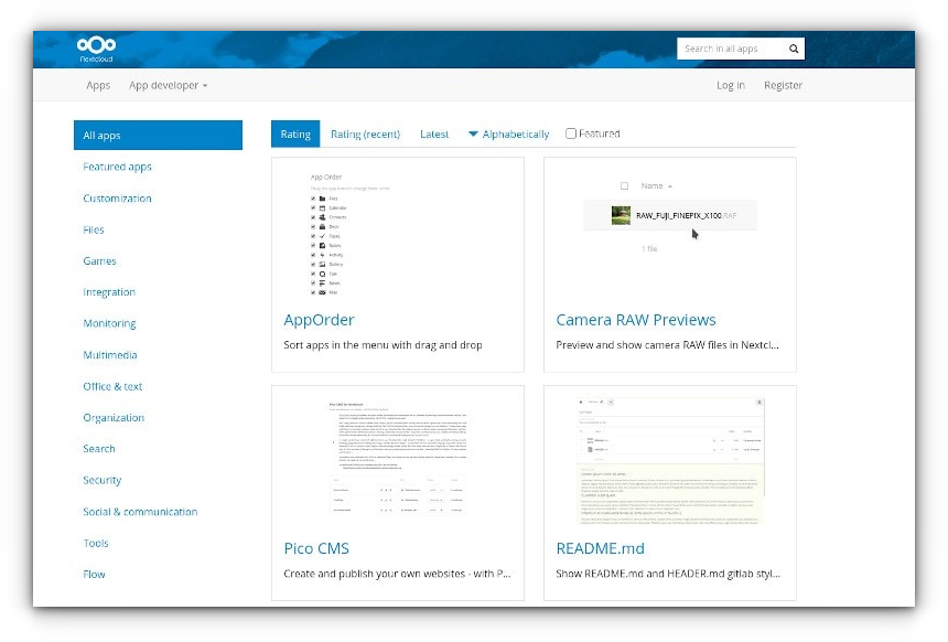 Nextcloud Marketplace