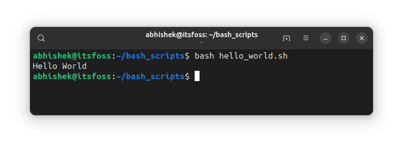 Bash Basics Series #1: Create and Run Your First Bash Shell Script