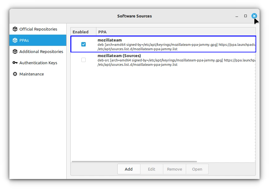 Manage third party repositories as required