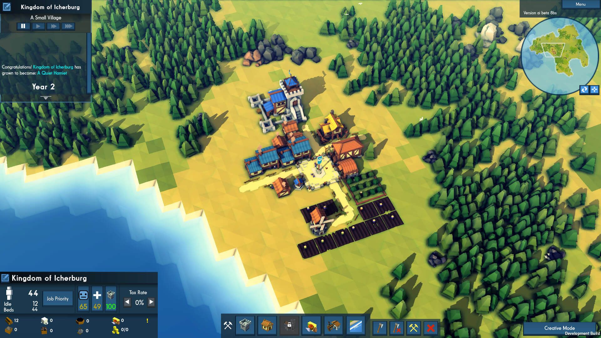 a screenshot of kingdoms and castles