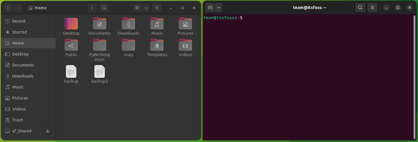 Mix and Match Terminal With Nautilus File Manager in Linux