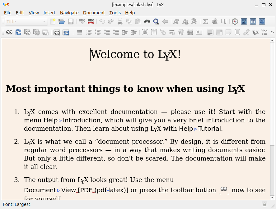 lyx editor