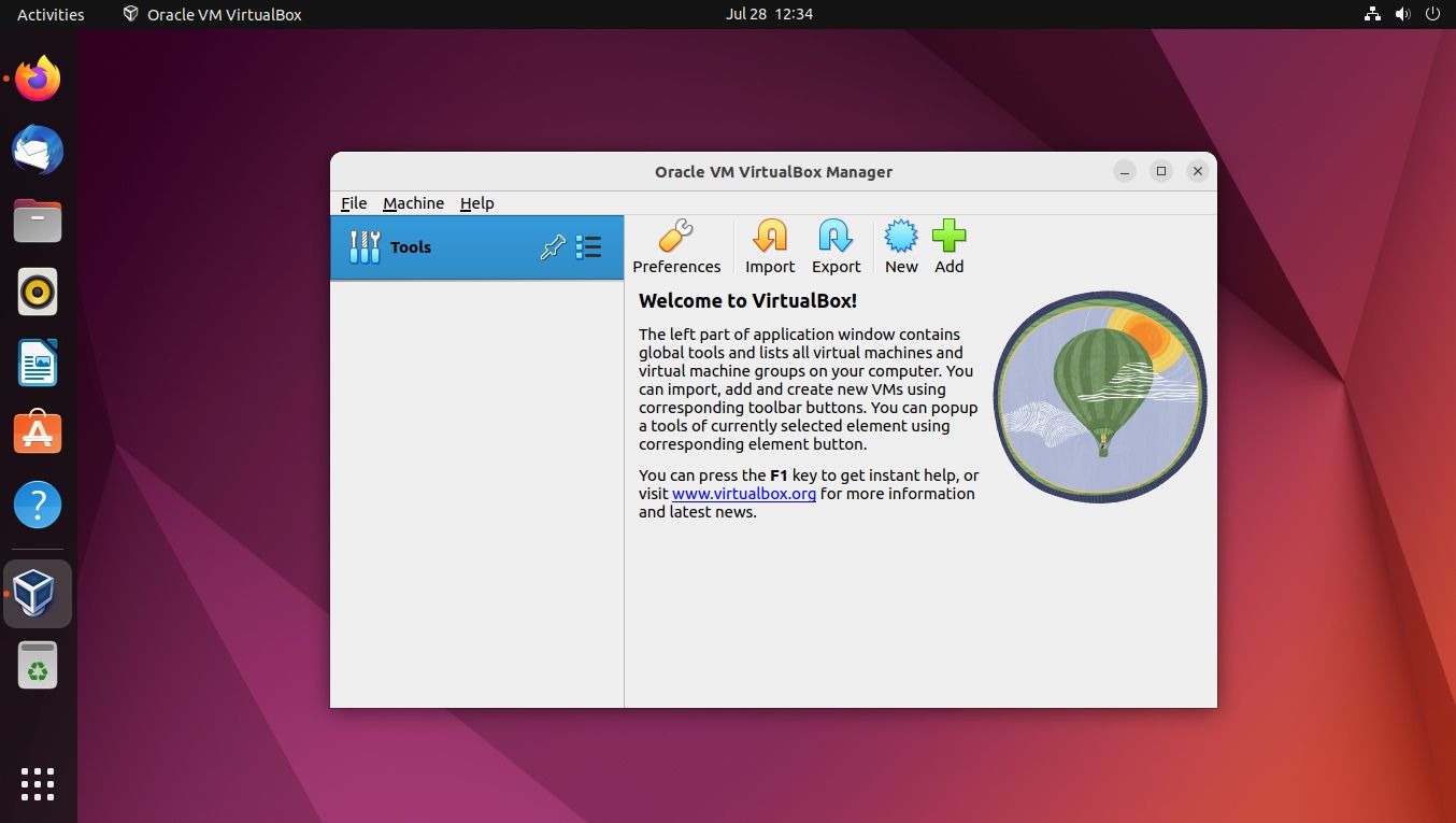 virtualbox on ubuntu