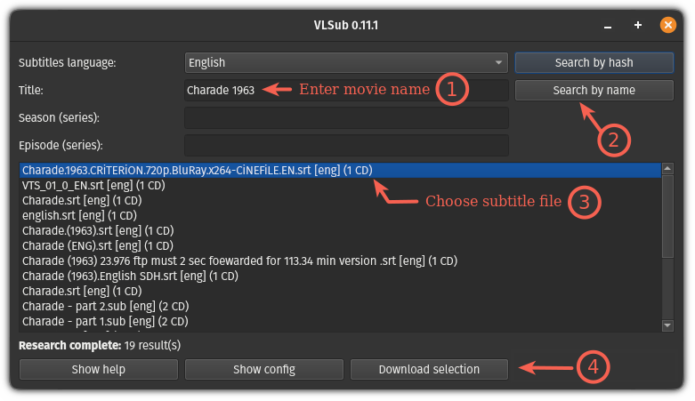 Как да изтеглите субтитри във VLC с помощта на разширение VLsub
