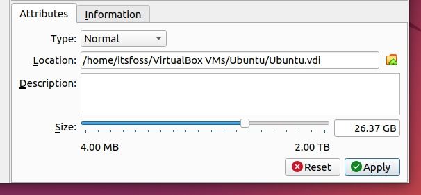 ubuntu disk size change