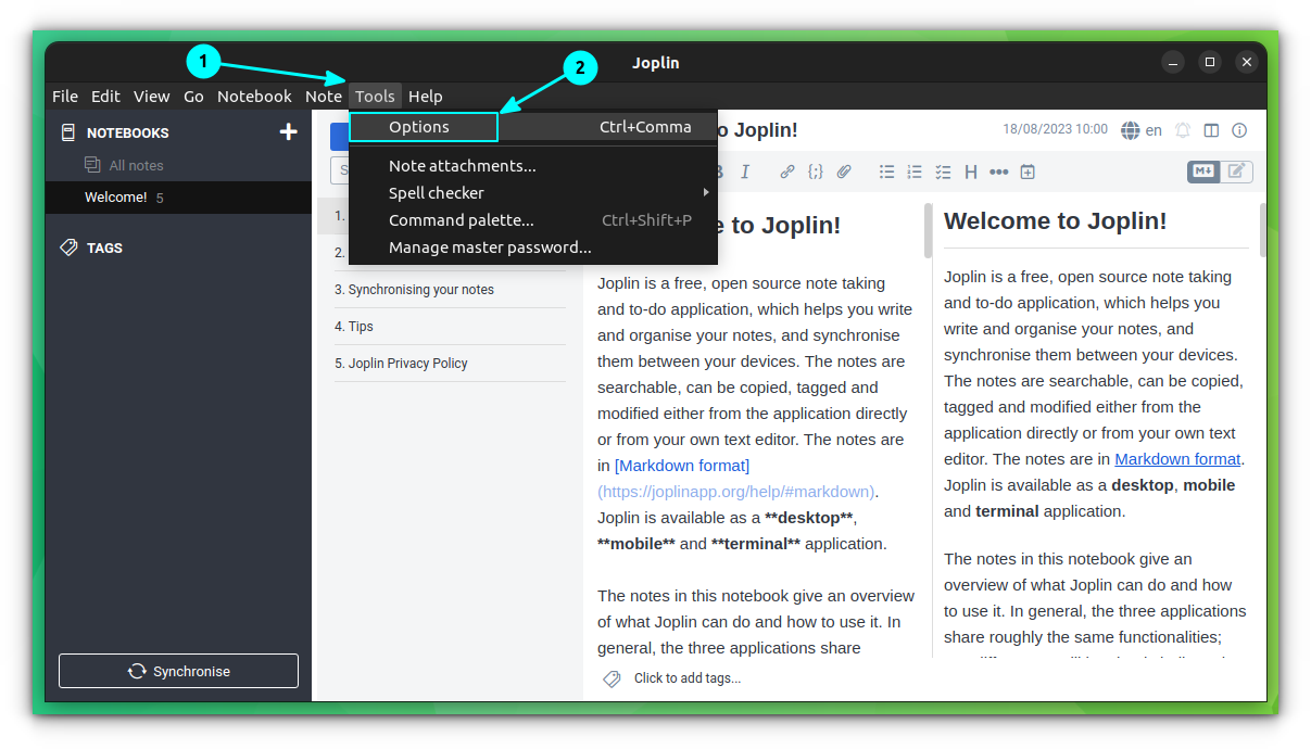 Mastering Joplin Notes: 8 Tips and Tweaks