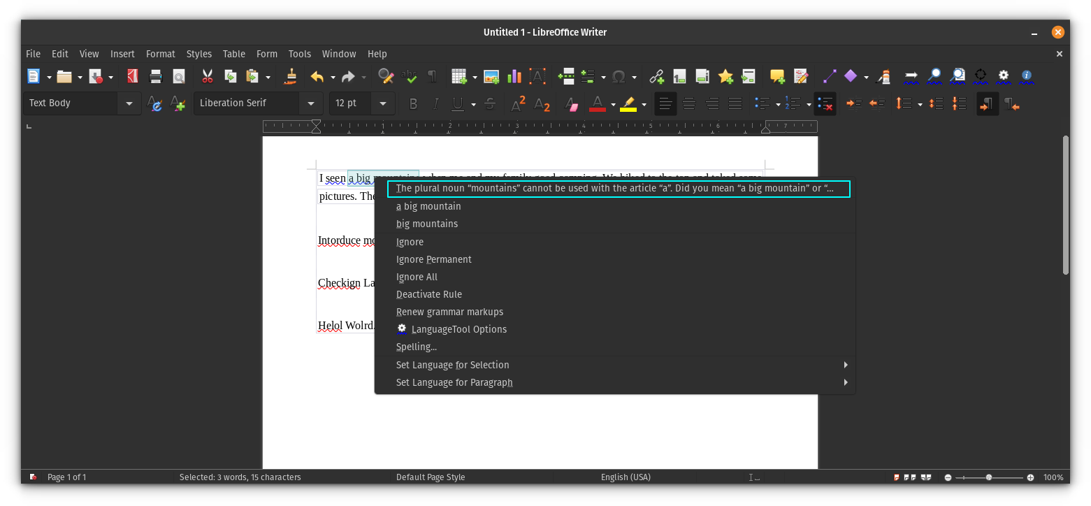 Supercharge Grammar Checking in LibreOffice With LanguageTool