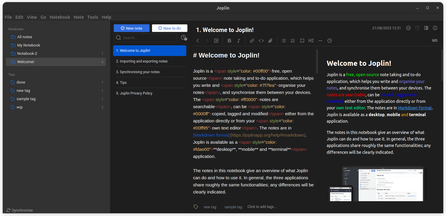 Mastering Joplin Notes: 8 Tips and Tweaks