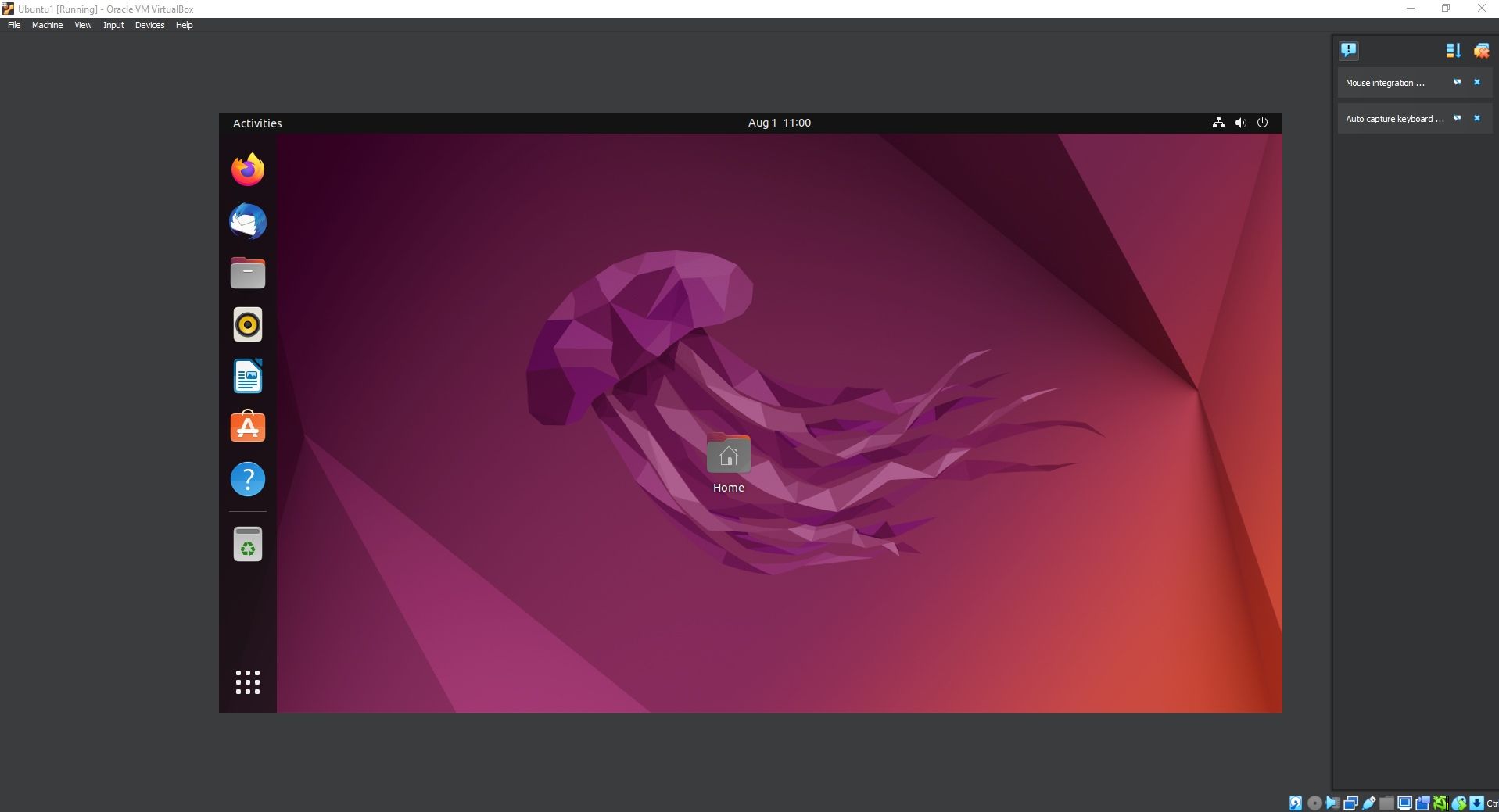 VirtualBox Ubuntu Virtual Machine