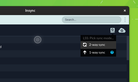 insync sync modes