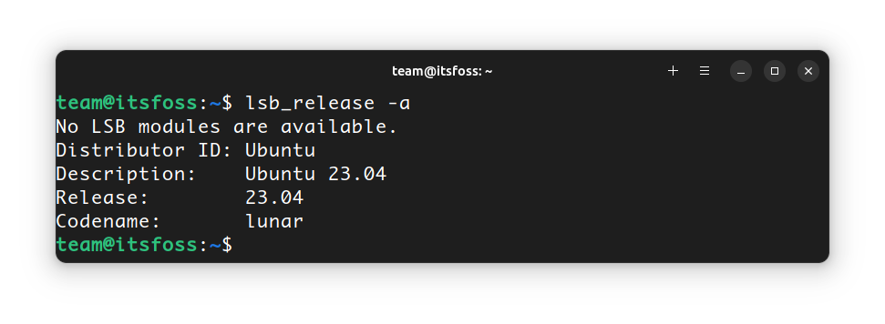 Use lsb_release command to get the Ubuntu release details