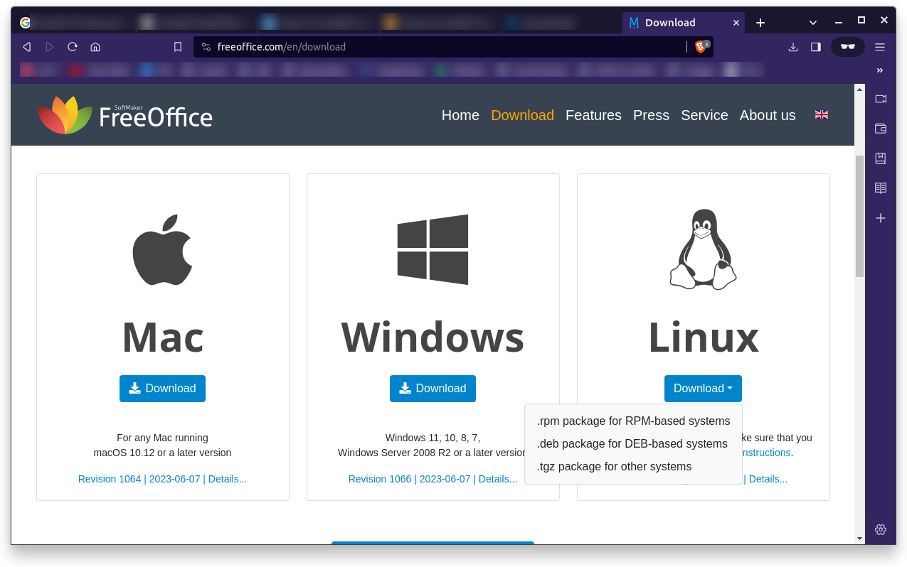 Install FreeOffice in Ubuntu