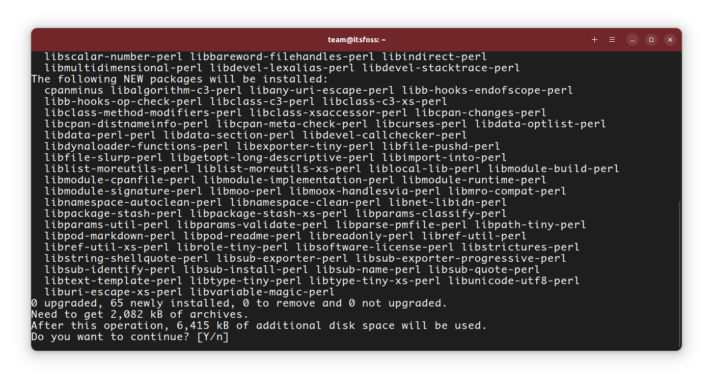 Installing Perl Dependencies during the installation process