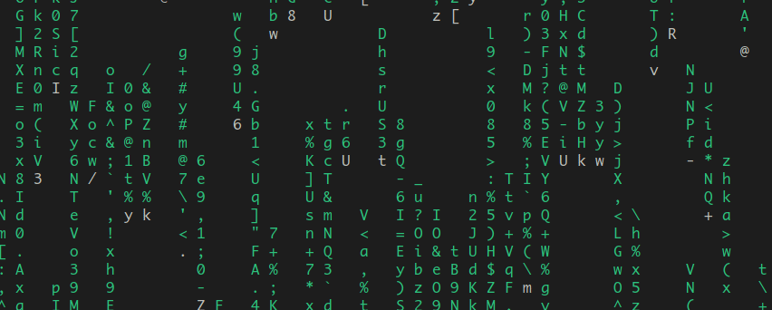 Get a Matrix Screen using "cmatrix" Command