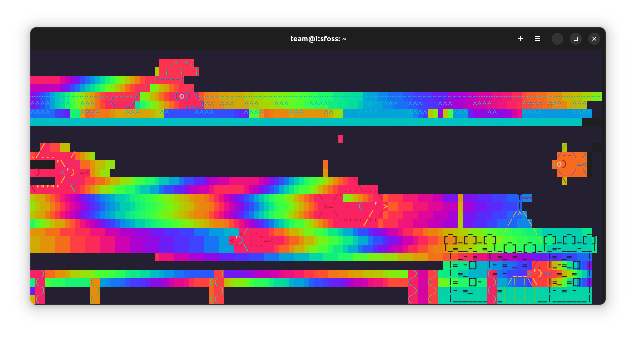 Using Asciiquarium for Aquarium Like Animation Effects in Linux Terminal