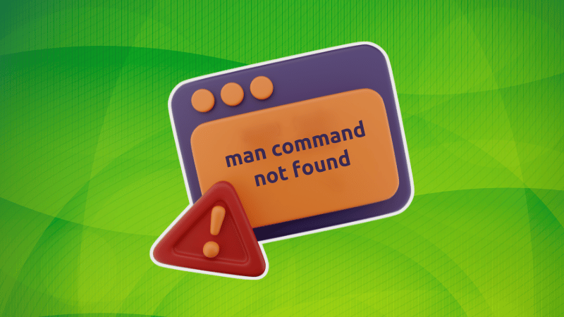 Fixing 'Bash: man command not found' error in Arch Linux