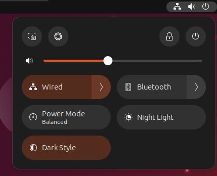 quick toggle on ubuntu