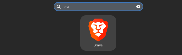 Exécuter Brave dans Arch Linux