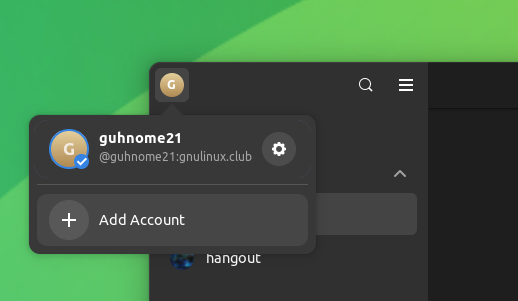 a screenshot of fractal 5 multiple account login menu
