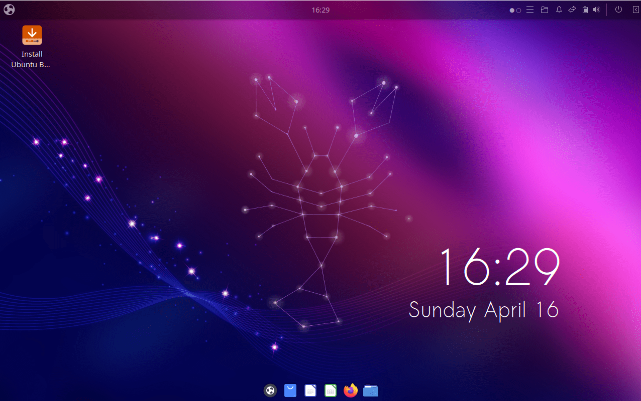 a screenshot of the ubuntu budgie 23.04 desktop