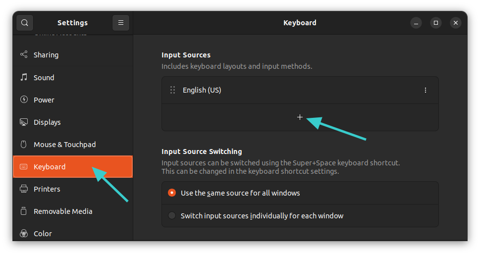 Adding new keyboard layout in Ubuntu
