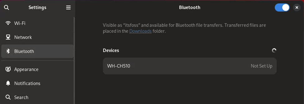 Bluetooth working in Arch Linux