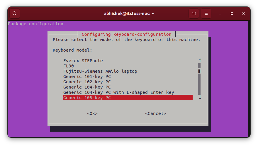 Change keyboard layout in the command line