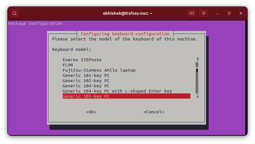 Change Keyboard Layout in Ubuntu