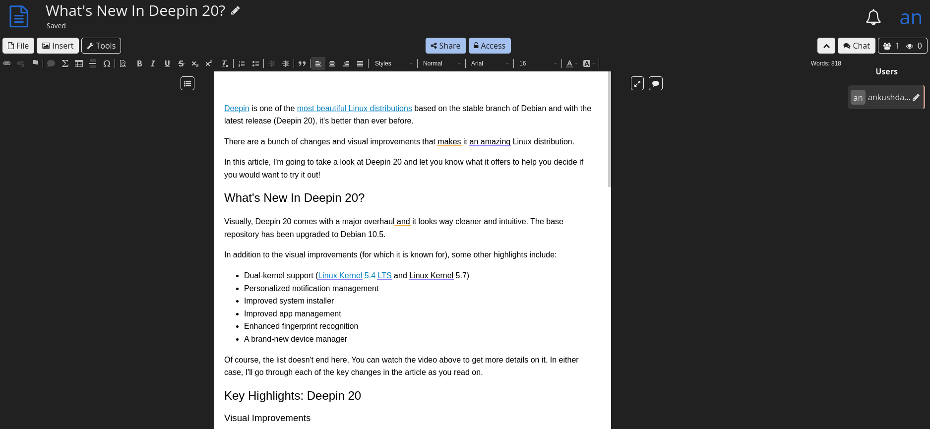 LibreOffice Alternatives for Linux