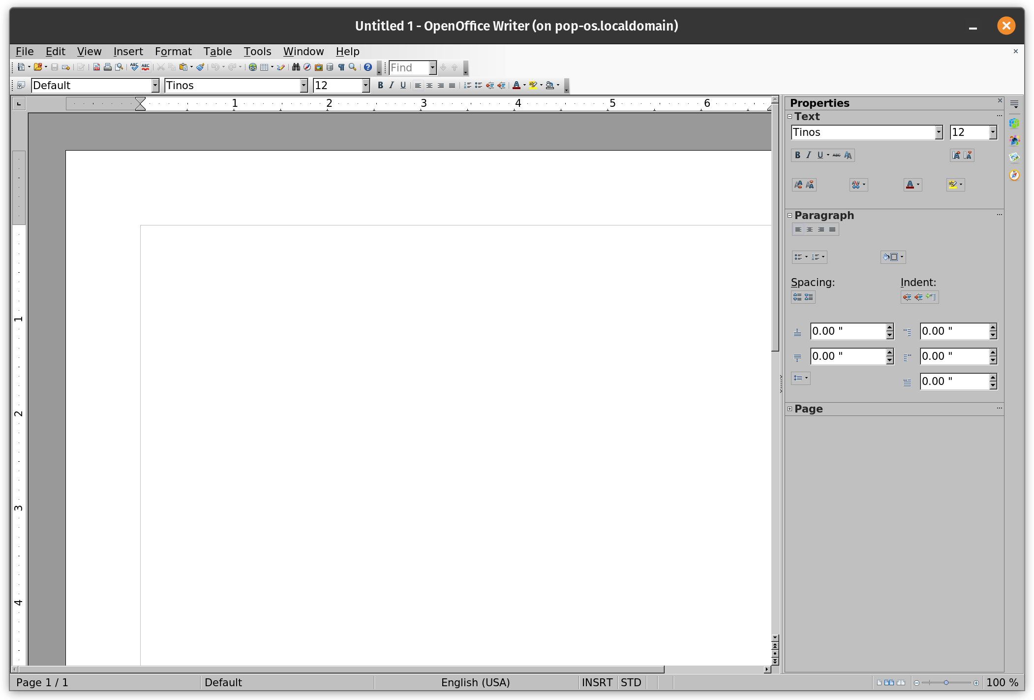 openoffice screenshot