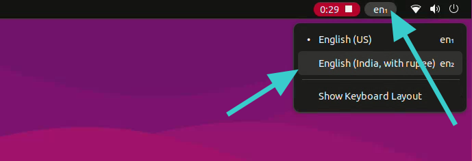 Change Keyboard Layout in Ubuntu