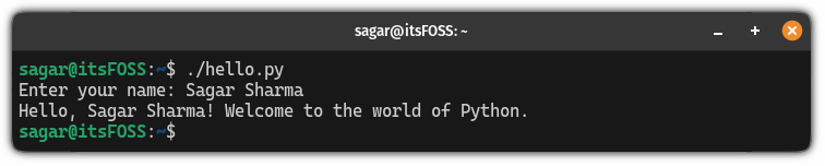 Run python programs as script in Linux command line